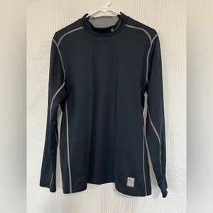 Nike Pro Combat Dri-Fit Hyperwarm Compression Long Sleeve Navy Men's